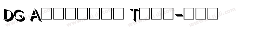 DG Agnadeen Thin字体转换